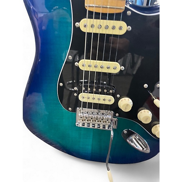 Used Fender Player Stratocaster HSS Blue Burst Solid Body Electric Guitar