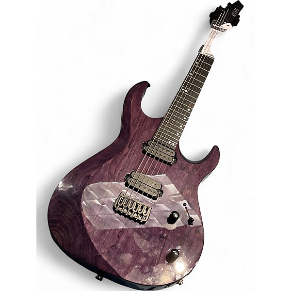 Used Kiesel Aries 6 Transparent Purple Solid Body Electric Guitar