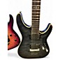 Used Schecter Guitar Research C-1 PLATINUM TRANSPARENT BLACK Solid Body Electric Guitar