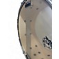 Used Pork Pie 12X6 Little Squealer Snare smokey silver Drum