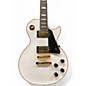 Used Epiphone Les Paul Custom Alpine White Solid Body Electric Guitar