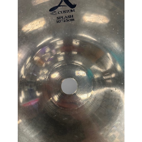 Used Zildjian 10in A Custom Splash Cymbal