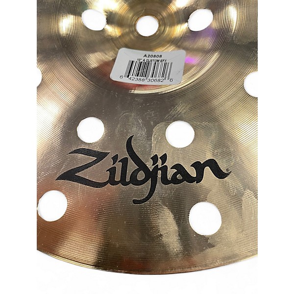 Used Zildjian 10in A CUSTOM EFX SPLASH Cymbal