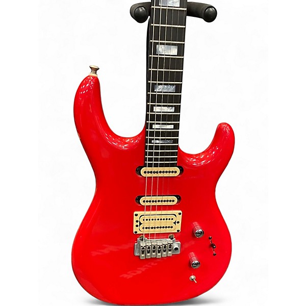Vintage 1990s Carvin DC400 Red Solid Body Electric Guitar