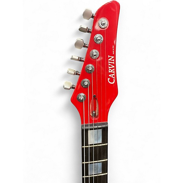 Vintage 1990s Carvin DC400 Red Solid Body Electric Guitar