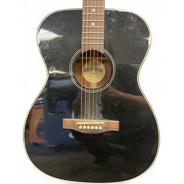 Used Great Divide SSM-BK BLACK SPARKLE Acoustic Guitar