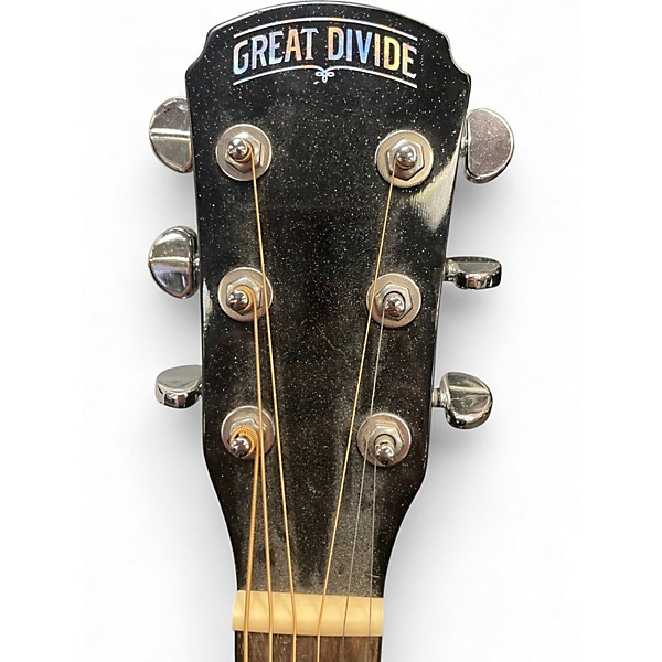 Used Great Divide SSM-BK BLACK SPARKLE Acoustic Guitar