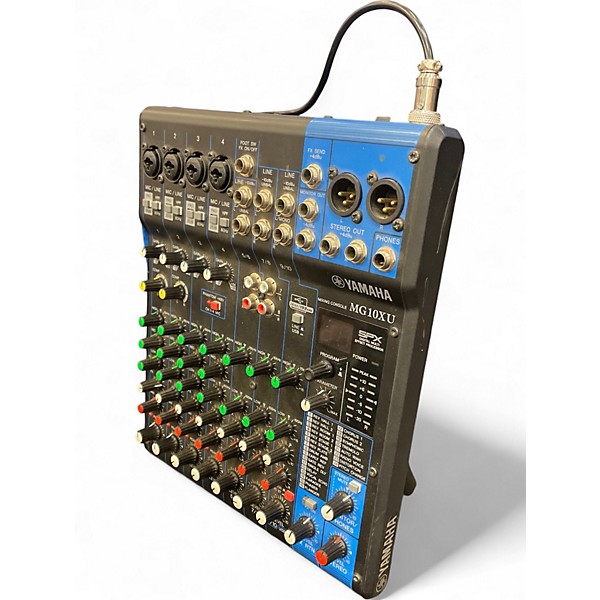 Used Yamaha MG10XU 10 Channel Mixer with Effects Unpowered Mixer
