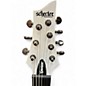Used Schecter Guitar Research Demon 7 String WHITE Solid Body Electric Guitar