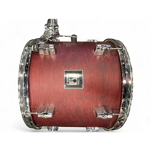 Used SONOR 5 Piece Force 2000 Wine Red Drum Kit