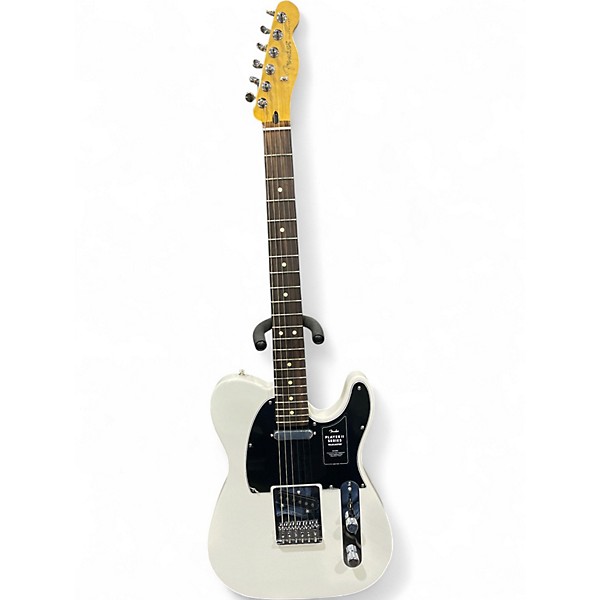 Used Fender Player Telecaster WHITE Solid Body Electric Guitar