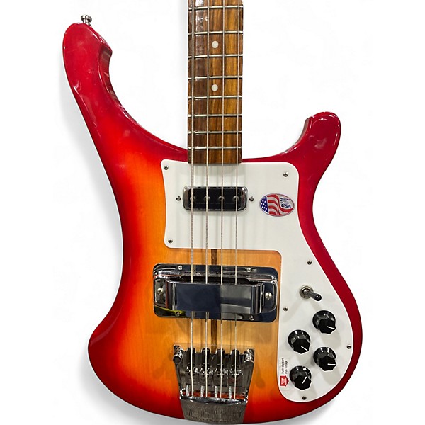 Used Rickenbacker 4003SMG. 3 Color Sunburst Electric Bass Guitar