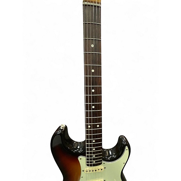 Used Fender MADE IN JAPAN STRATOCASTER 2 Color Sunburst Solid Body Electric Guitar