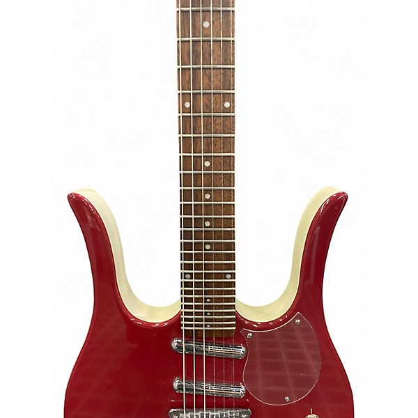Used Danelectro Guitarlin RED Solid Body Electric Guitar