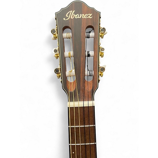 Used Ibanez FRH10N sunburst flat Classical Acoustic Electric Guitar