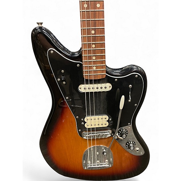 Used Fender player jaguar 2 Color Sunburst Solid Body Electric Guitar