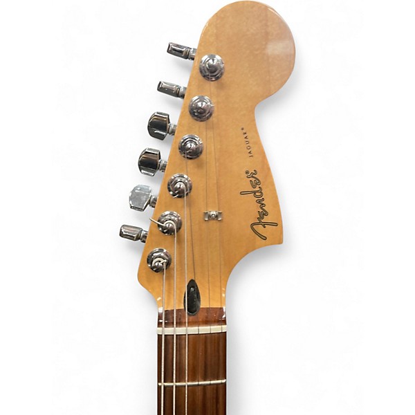 Used Fender player jaguar 2 Color Sunburst Solid Body Electric Guitar
