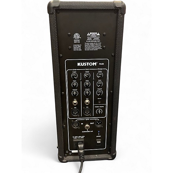 Used Kustom PA50 Powered Speaker