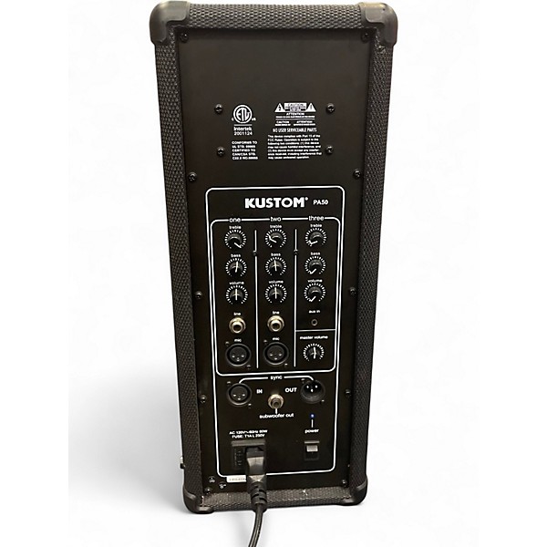 Used Kustom PA50 Powered Speaker