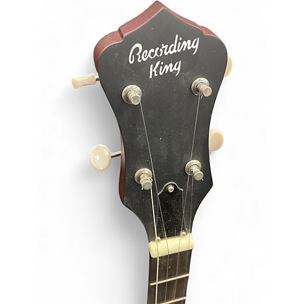 Used Recording King RKOH-06 Brown Banjo