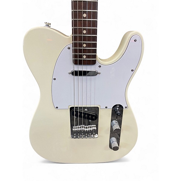 Used Fender Standard Telecaster Olympic White Solid Body Electric Guitar