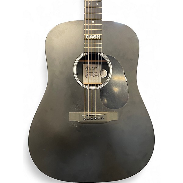 Used Martin D35JC Johnny Cash Black Acoustic Guitar
