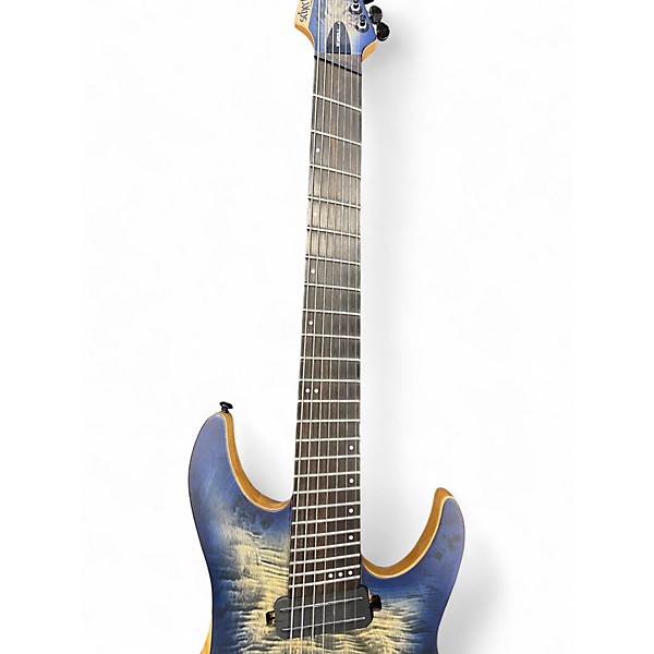 Used Schecter Guitar Research REAPER-7 2 TONE BURST Solid Body Electric Guitar