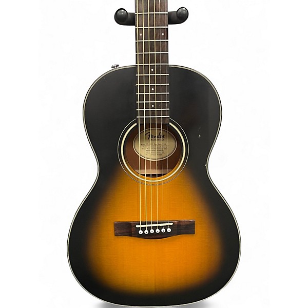 Used Fender CP100 Parlor 2 Color Sunburst Acoustic Guitar