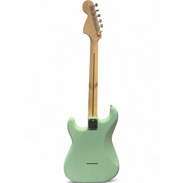 Used Fender Tom Delonge Signature Stratocaster Surf Green Solid Body Electric Guitar