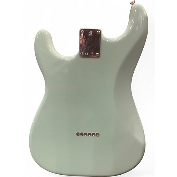 Used Fender Tom Delonge Signature Stratocaster Surf Green Solid Body Electric Guitar