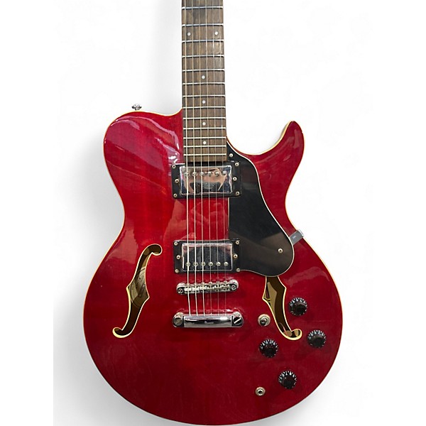 Used Greg Bennett Design by Samick Royale RL-1 Red Hollow Body Electric Guitar