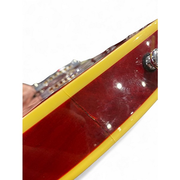 Used Greg Bennett Design by Samick Royale RL-1 Red Hollow Body Electric Guitar