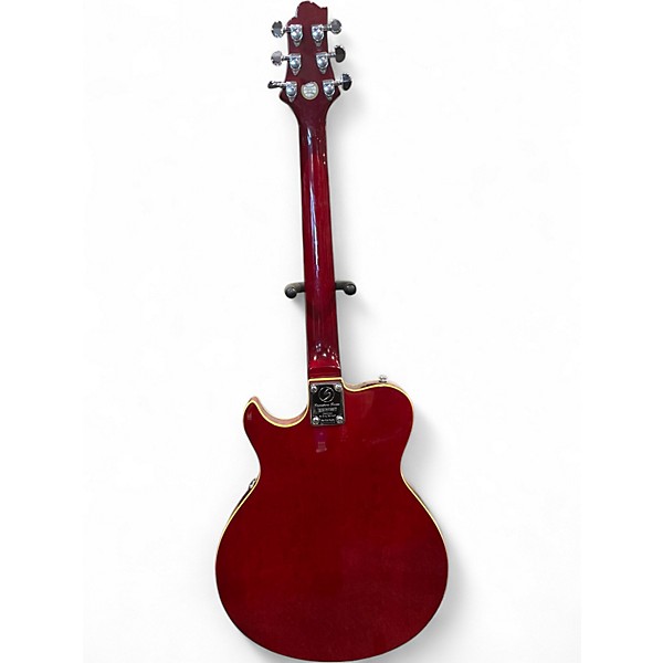 Used Greg Bennett Design by Samick Royale RL-1 Red Hollow Body Electric Guitar