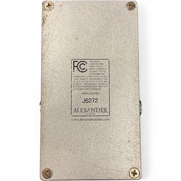 Used Alexander JUBILEE  SILVER OVERDRIVE Effect Pedal