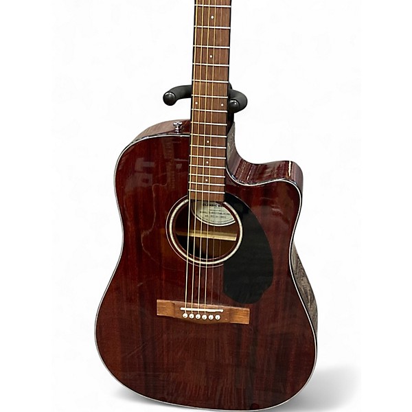 Used Fender CD60 SCE Mahogany Acoustic Guitar