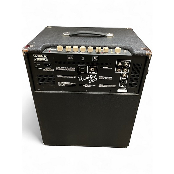 Used Fender Rumble 200 1x15 200W Bass Combo Amp