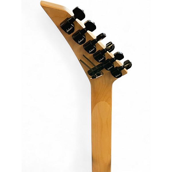 Used Jackson JS34Q Dinky DKAM Transparent Red Solid Body Electric Guitar