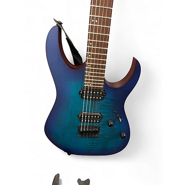 Used Ibanez RG6003FM Trans Blue Solid Body Electric Guitar