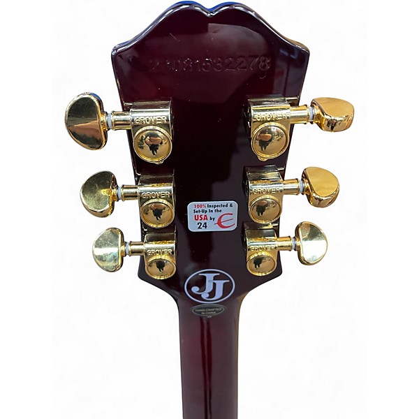 Used Epiphone Jerry Cantrell "Wino" Les Paul Custom Wine Red Solid Body Electric Guitar