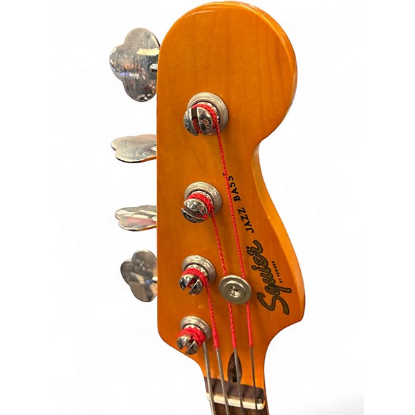 Used Squier Vintage Modified Fretless Jazz Bass Tabaco burst Electric Bass Guitar