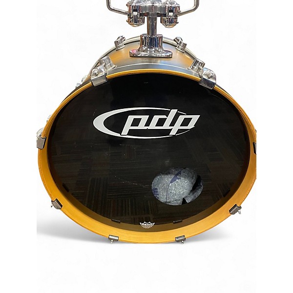 Used PDP by DW 4 Piece FS SERIES Tobacco Burst Drum Kit