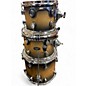 Used PDP by DW 4 Piece FS SERIES Tobacco Burst Drum Kit
