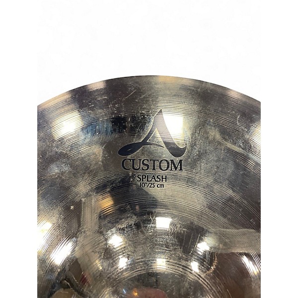 Used Zildjian 10in A Custom Splash Cymbal