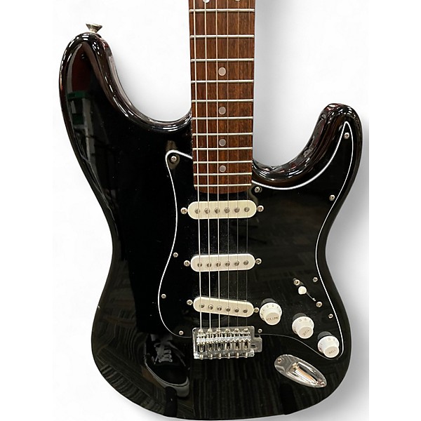Used Squier Affinity Stratocaster Black Solid Body Electric Guitar