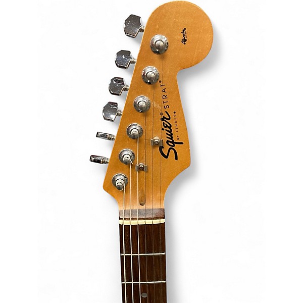 Used Squier Affinity Stratocaster Black Solid Body Electric Guitar