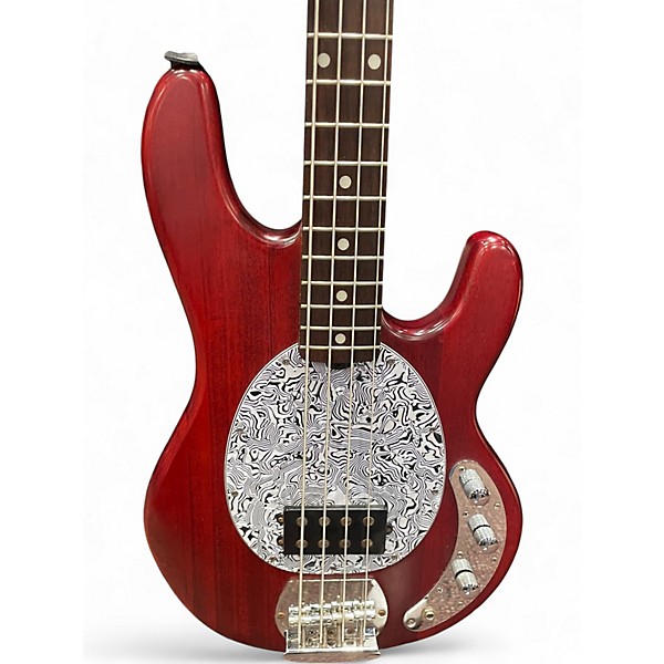 Used Sterling by Music Man Ray4 RED Electric Bass Guitar