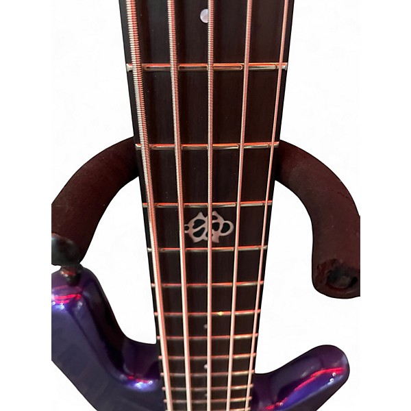 Used Spector NS ETHOS 5 HP PLUM CRAZY Electric Bass Guitar