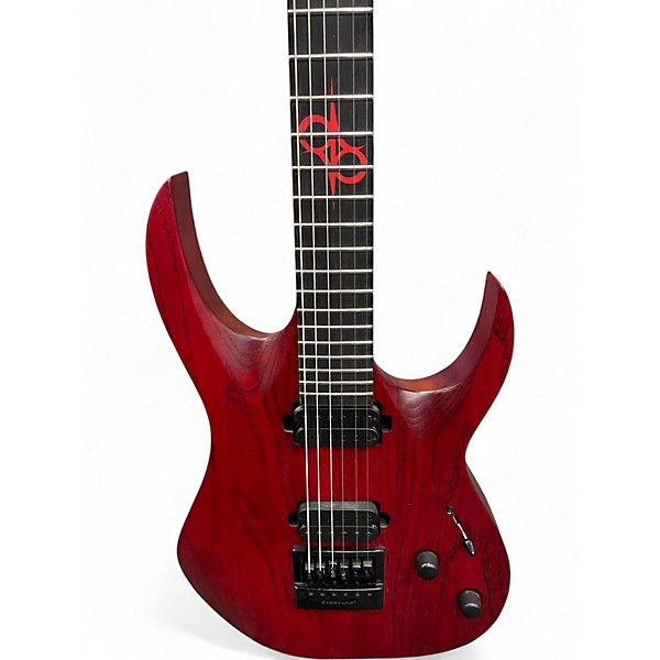 Used Solar Guitars A1 6ROP+ Red Solid Body Electric Guitar
