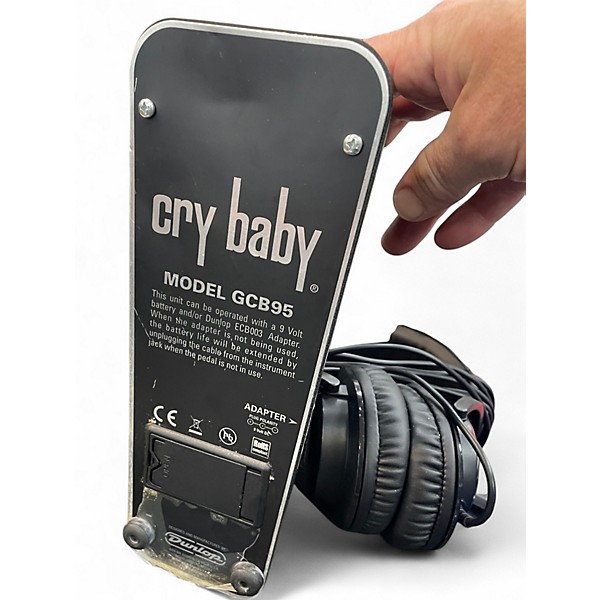 Used Dunlop GCB95 Original Crybaby Wah Effect Pedal