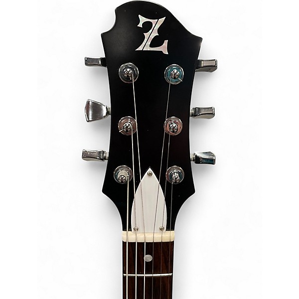 Used Zemaitis Z24RS Black and White Solid Body Electric Guitar